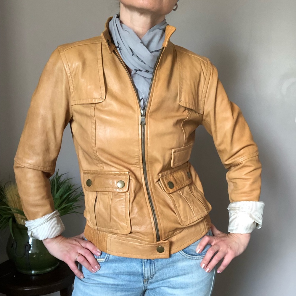 Leather jacket
